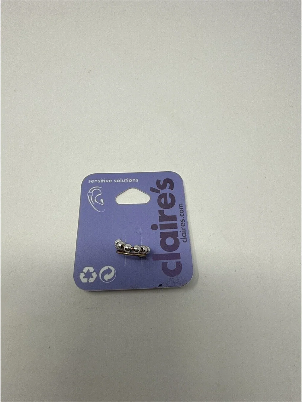 Claire’s Earring Silver Colored